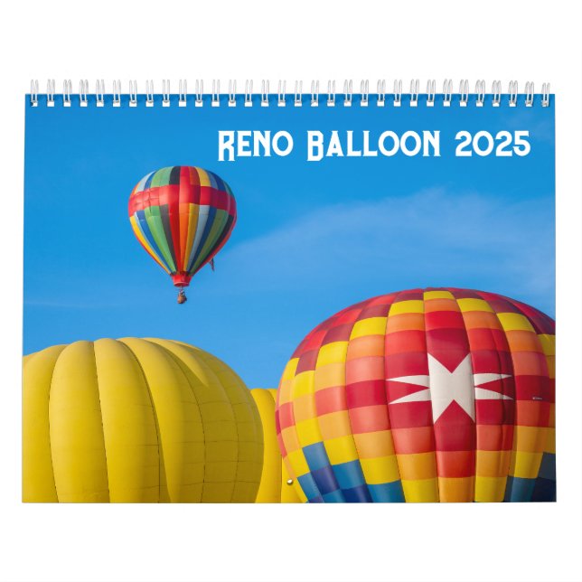 Reno Balloon 2025 Calender Kalender (Omslag)