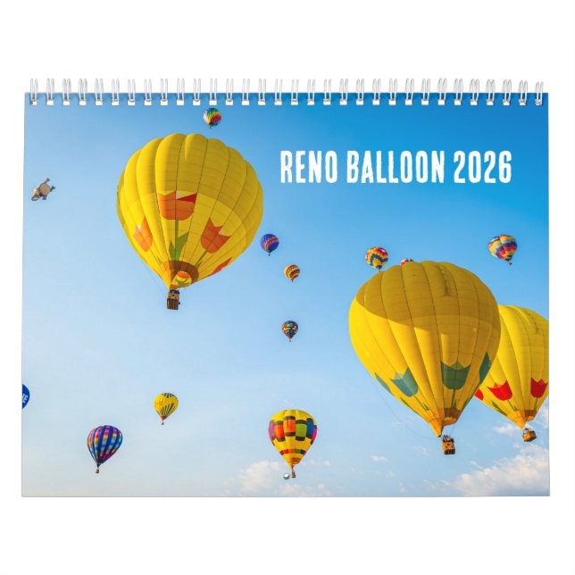 Reno Balloon 2026 Kalender (Omslag)