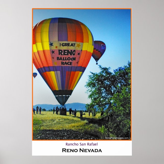 Reno Balloon Tävling Poster (Framsidan)