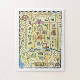 Reno Handdrawn kartapussel Pussel