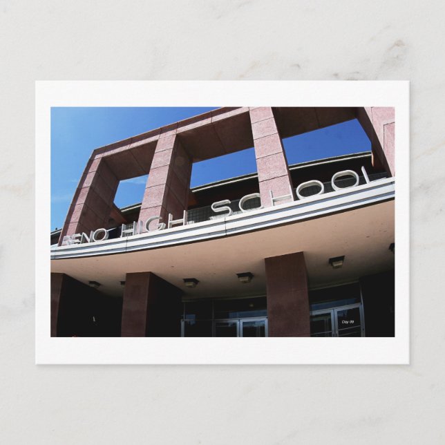 Reno High School Vykort (Framsida)
