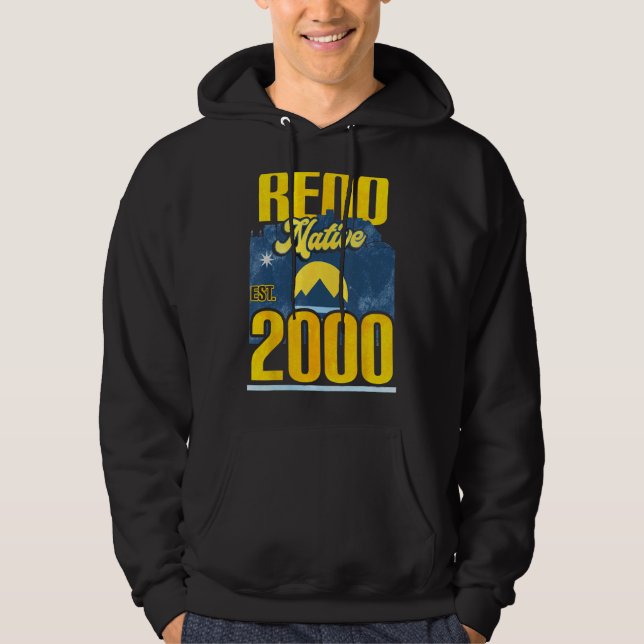 Reno Infödd Est 2000 1 Hoodie (Framsida)