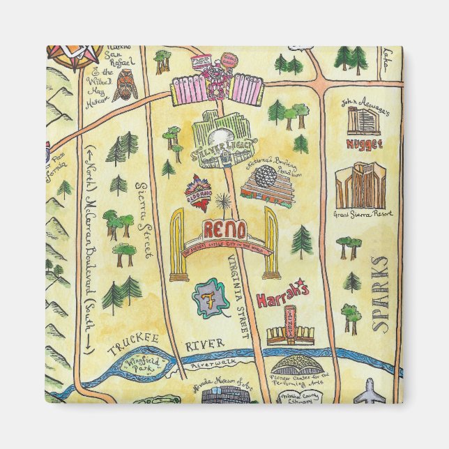 Reno Karta Magnet (Framsidan)