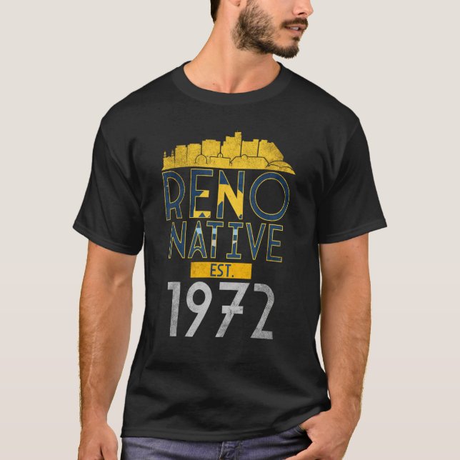 Reno Native Est. 1972 1 T Shirt (Framsida)