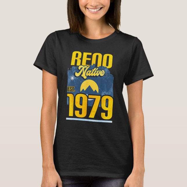 Reno Native Est. 1979 1 T Shirt (Framsida)