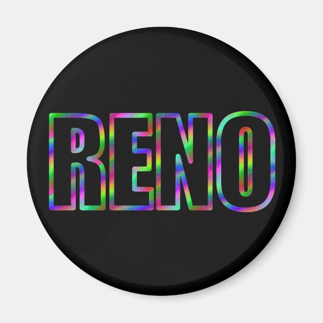 RENO Neon Magnet (Framsidan)