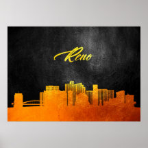 Reno Nevada Guld Skyline