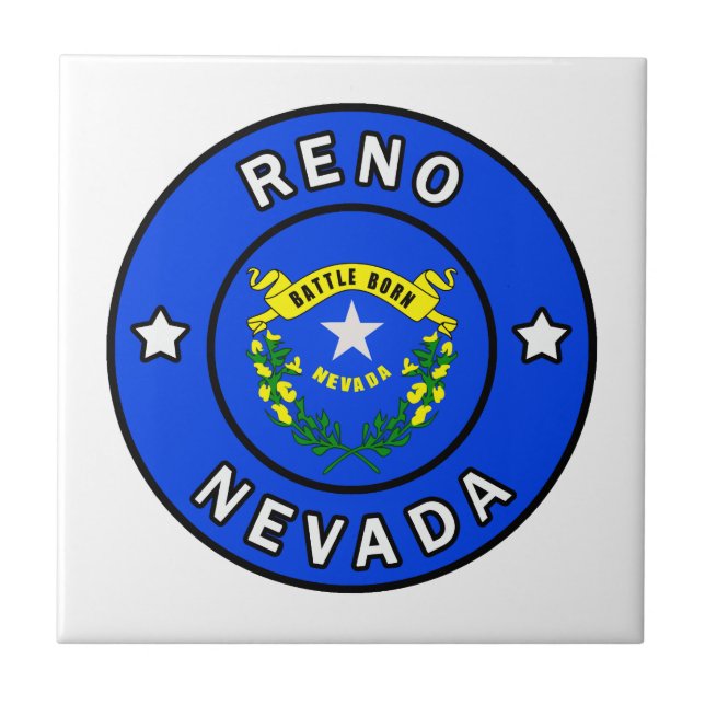 Reno Nevada Kakelplatta (Framsidan)