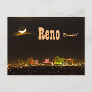 Reno Nevada New Måne vykort