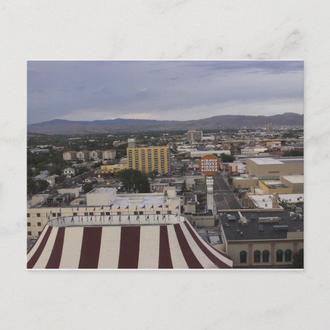 Reno, Nevada Postcard Vykort (Framsida)