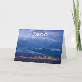 Reno Nevada säsonhälsningar Helgkort