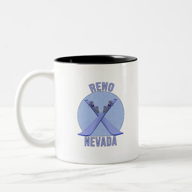 Reno, Nevada Två-Tonad Mugg (Vänster)