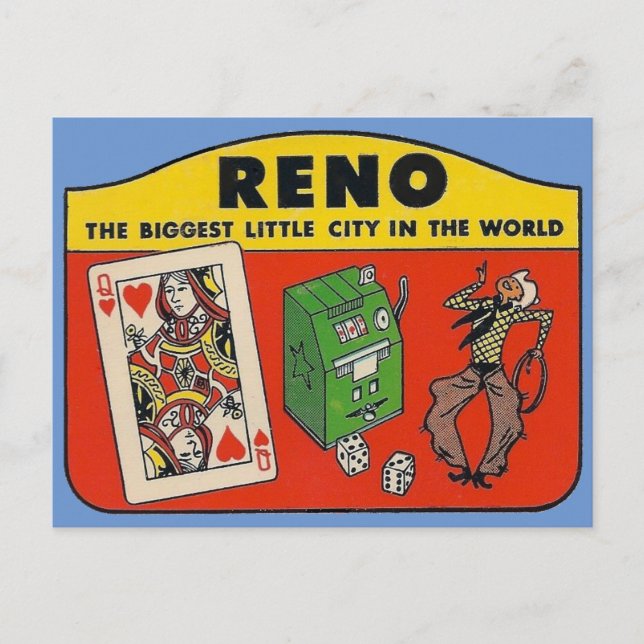 Reno Nevada Vintage resor - vykort (Framsida)