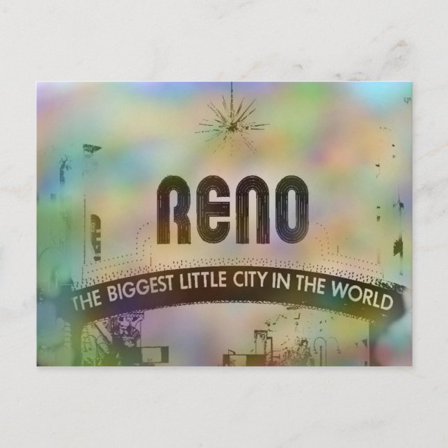 Reno Nevada-vykort Vykort (Framsida)