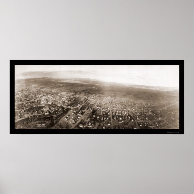 Reno NV Aerial View Photo 1908 Poster (Framsidan)