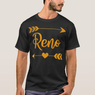 RENO NV NEVADA Funny City Home Roots USA Women Gif T Shirt