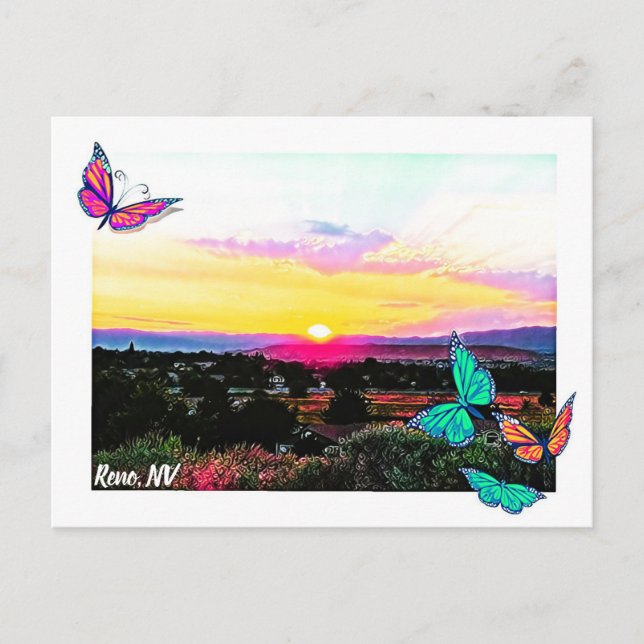 Reno NV Vykort (Framsida)