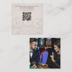 Reno Passport Bröllop QR Tilläggskort