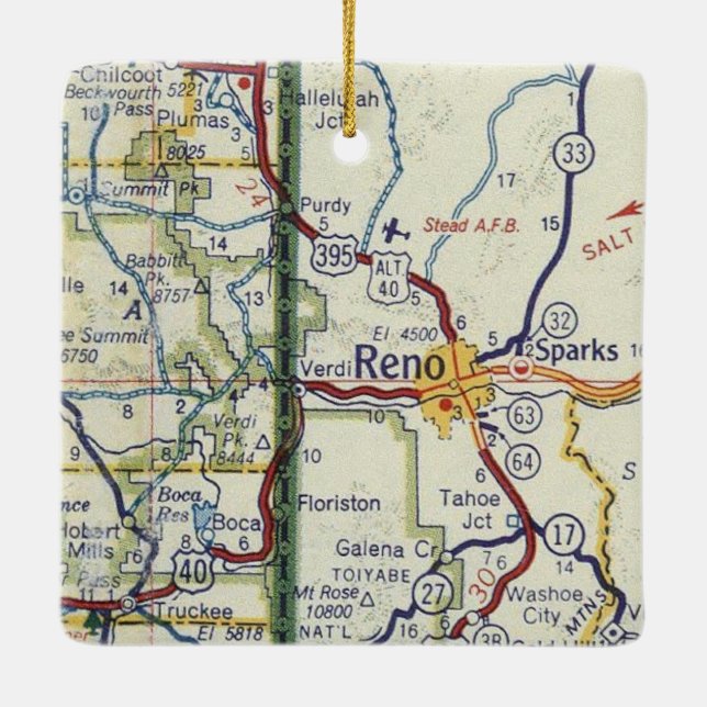 Reno Sparks Nevada Ornament (Baksida)