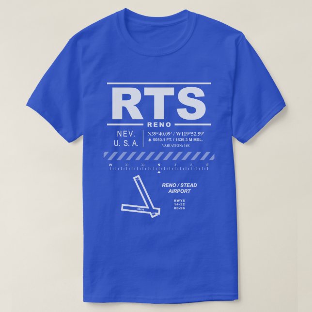 Reno Stead Airport RTS T Shirt (Design framsida)