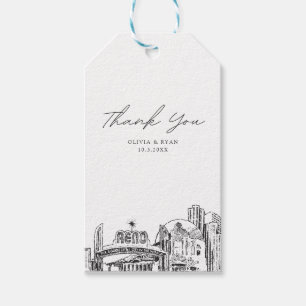 Reno Wedding Favor Tack Presentetikett