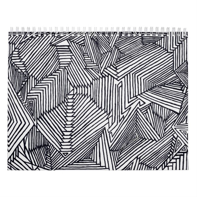 Renodlat abstrakt kalender (Omslag)