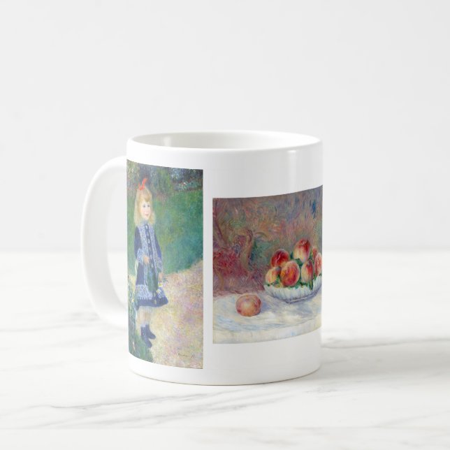 Renoir × 3作品 kaffemugg (Framsida vänster)