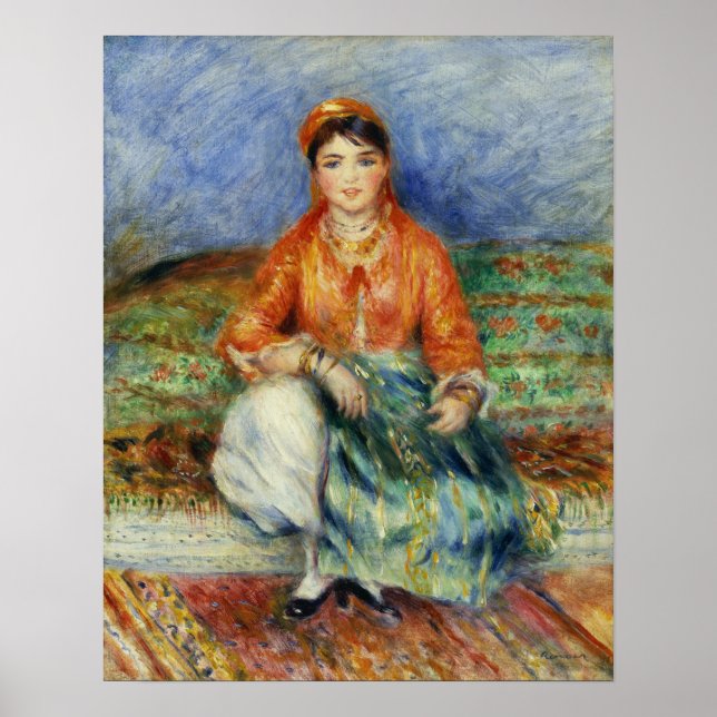 Renoir - Algerian Girl Poster (Framsidan)