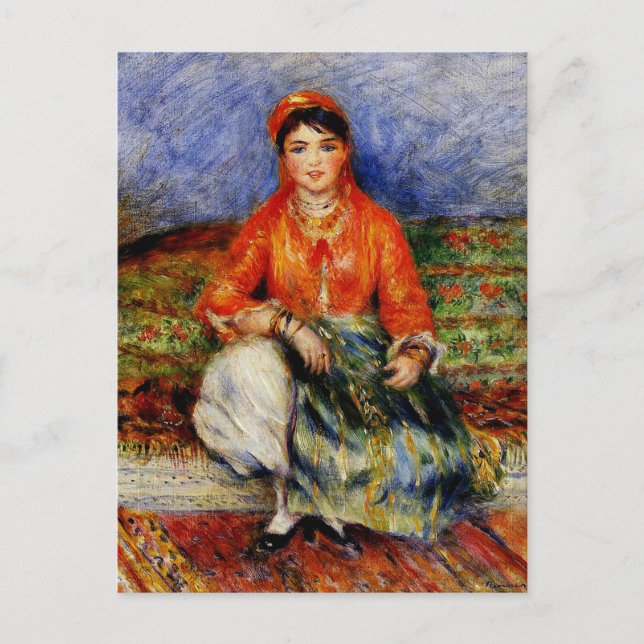 Renoir - Algerian Girl Vykort (Framsida)