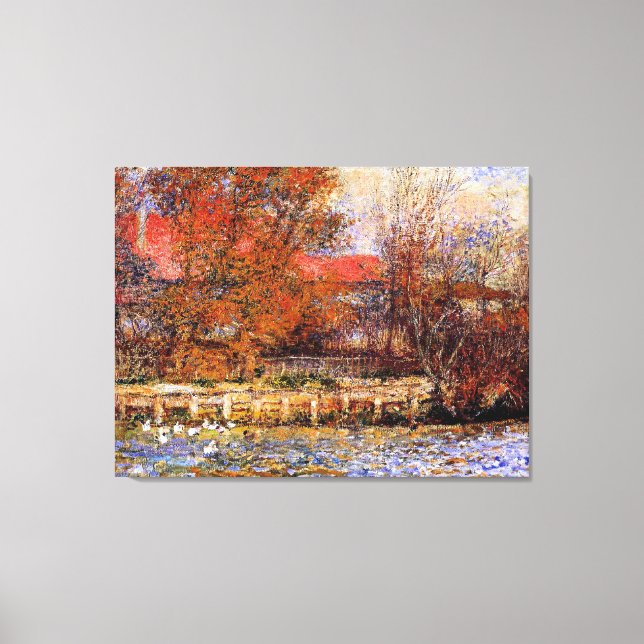 Renoir - Ankdammen, Canvastryck (Framsida)