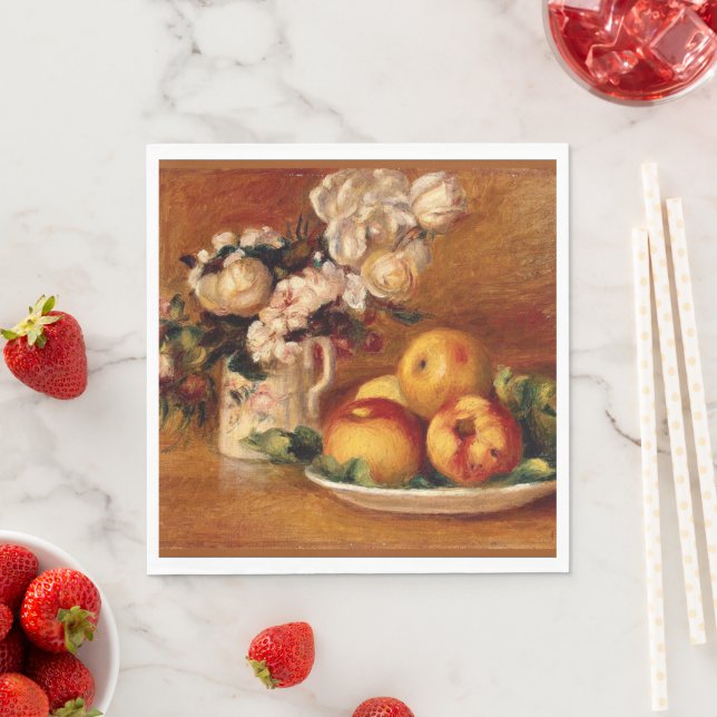 Renoir - Äpplen och Blommor Pappersservett (Insitu)