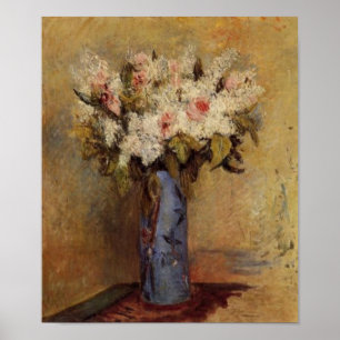 Renoir är A Vas av Lilacs och Ro Poster