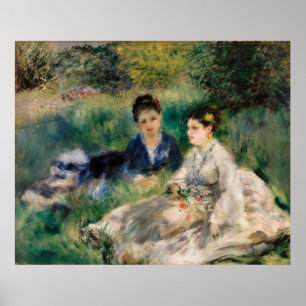Renoir är på Grass Poster