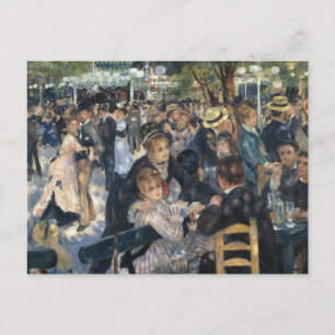 Renoir: Bal du Moulin de la Galette-vykort Vykort