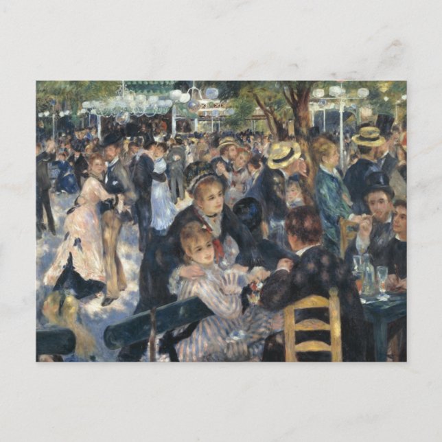 Renoir: Bal du Moulin de la Galette-vykort Vykort (Framsida)