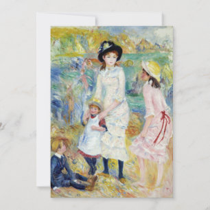 Renoir - Barnen i Seashore, Guernsey Inbjudningar