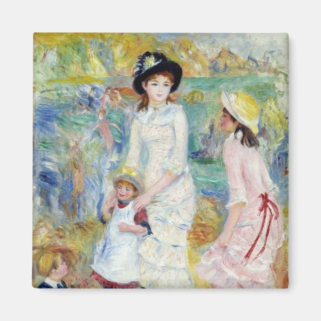 Renoir - Barnen i Seashore, Guernsey Magnet (Framsidan)