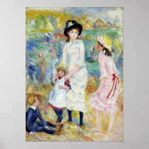 Renoir - Barnen i Seashore, Guernsey Poster