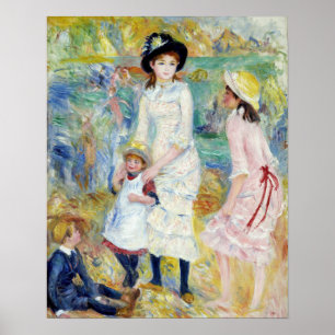 Renoir - Barnen i Seashore, Guernsey Poster