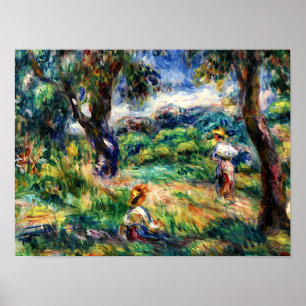 Renoir - Blå liggande Poster