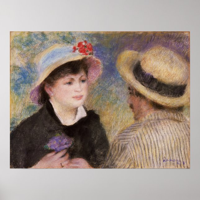 Renoir - Boating Couple (Aline and the Artist) Poster (Framsidan)