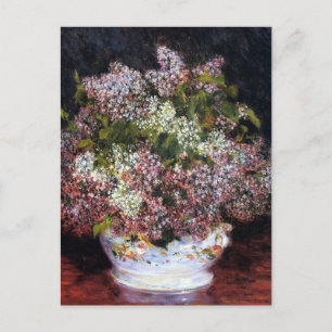 Renoir Bouquet of Flowers Fine Art Postcard Vykort