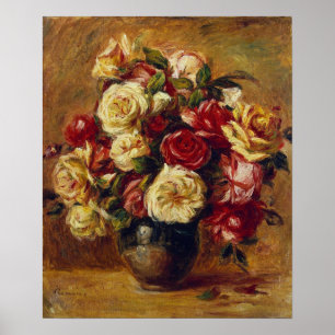 Renoir - Bouquet of Ro 1909 Poster