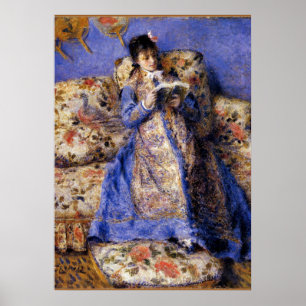 Renoir - Camille Monet Reading Poster