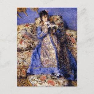 Renoir - Camille Monet Reading Vykort