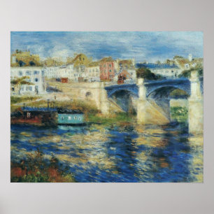 Renoir - Chatou Bridge 1875 Poster