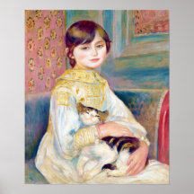 Renoir Child with cat (Julie Manet) CC1242