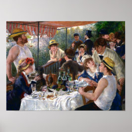 Renoir citerar "Boating Party" Poster
