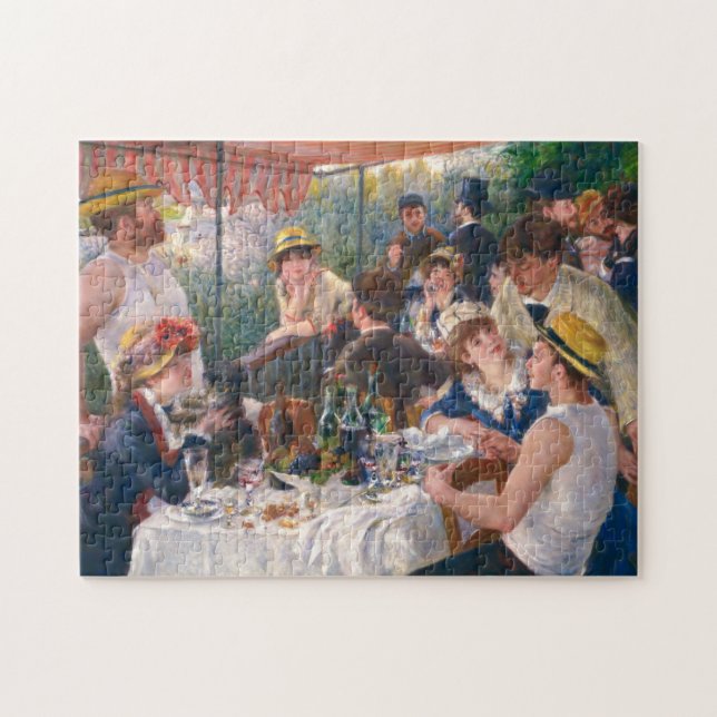 Renoir citerar "Boating Party" Pussel (Horisontell)
