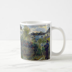Renoir - Claude Monet Painting in his Garden Kaffemugg